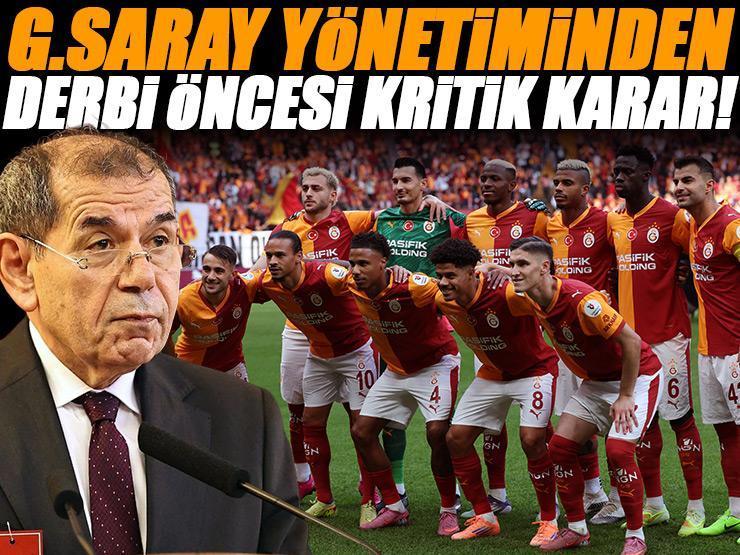 Galatasaray yönetiminden derbi öncesi kritik hamle! Üç yıldıza büyük jest