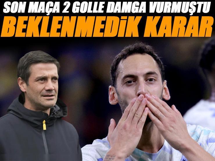Inter'de beklenmedik Hakan Çalhanoğlu kararı!