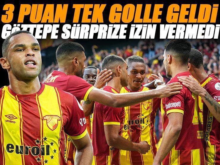 Göztepe evinde hata yapmadı! 3 puanı tek golle aldı | Göztepe - Gençlerbirliği maç sonucu: 1-0