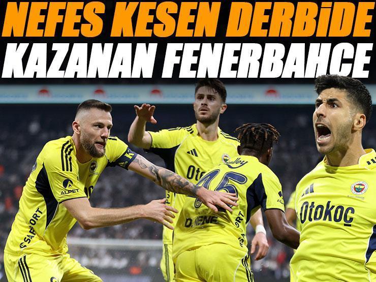 5 gollü derbi nefes kesti! Fenerbahçe geriden gelerek kazandı | Beşiktaş - Fenerbahçe maç sonucu: 2-3