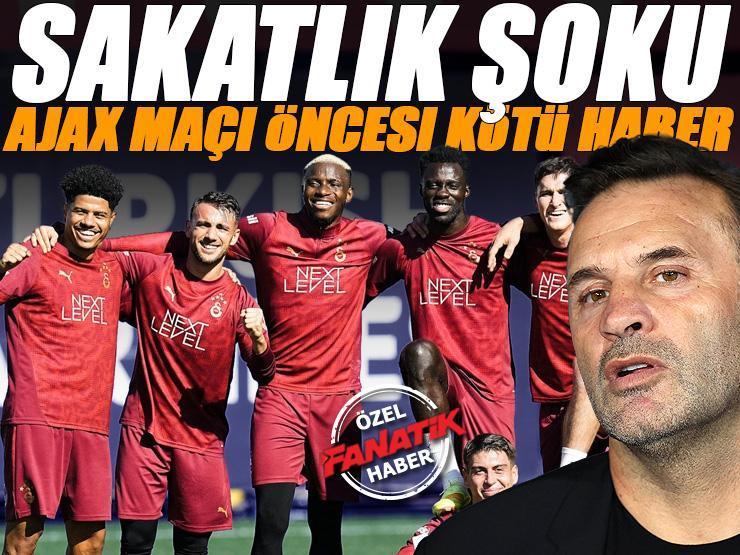 ÖZEL | Galatasaray'a bir sakatlık şoku daha! Ajax maçı öncesi kötü haber geldi: Okan Buruk alternatif planını hazırlıyor