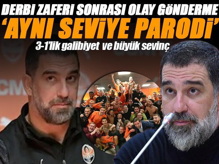 Arda Turan'ın Shaktar'ı derbide Dinamo Kiev'i 3-1'le devirdi! Maç sonu olay gönderme 'Aynı seviyede bir parodi'