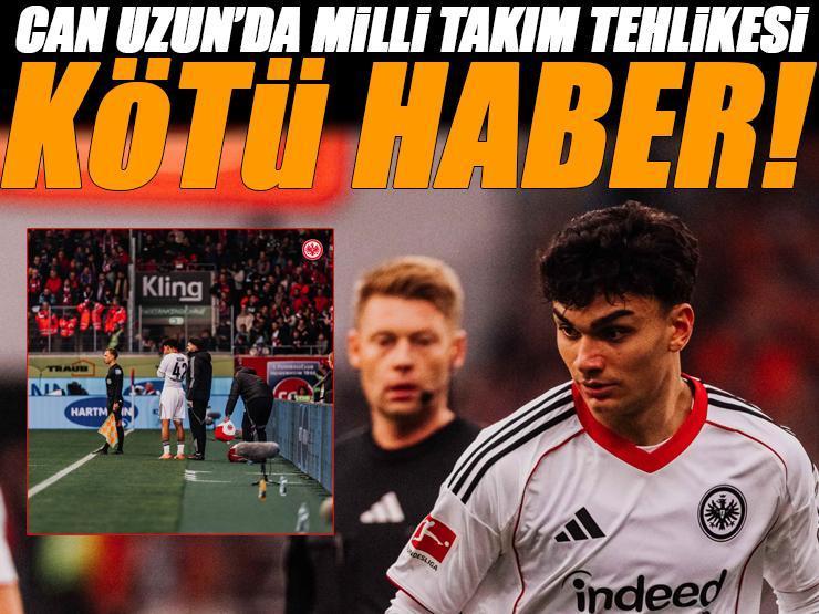 Can Uzun'dan kötü haber geldi! Milli Takım tehlikesi