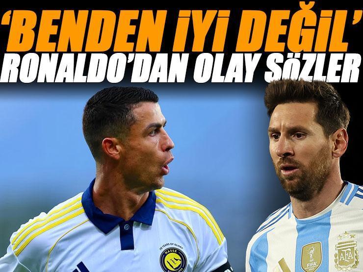 Cristiano Ronaldo'dan olay Lionel Messi sözleri! 'Benden daha iyi değil'