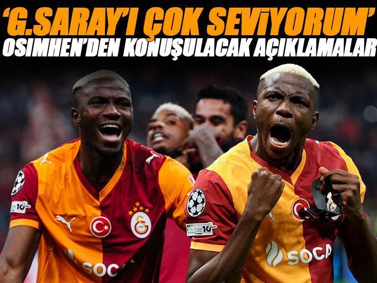 Galatasaray'ın yıldızı Victor Osimhen: 'Domine etmeye devam edeceğiz'