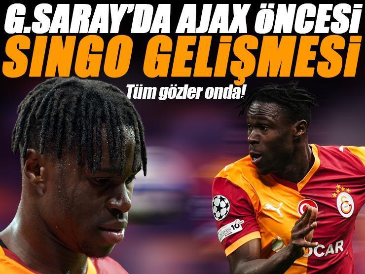 Ajax maçı öncesi Galatasaray'da Wilfried Singo gelişmesi! Herkesin gözü kulağı onda