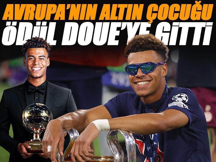 Avrupa'nın altın çocuğu Desire Doue! PSG'nin genç yıldızı 'Golden Boy' ödülünü kazandı