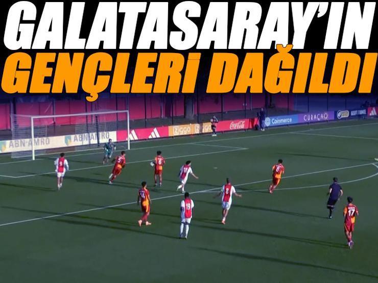 Galatasaray U19 Hollanda'da dağıldı: Ajax U19'dan farklı galibiyet: Maça Emre Ünüvar damga vurdu