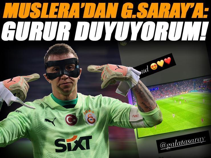 Fernando Muslera'dan Galatasaray'a mesaj: Gurur duyuyorum
