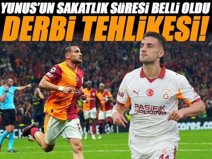Galatasaray'da Yunus Akgün şoku! Sakatlık süresi belli oldu