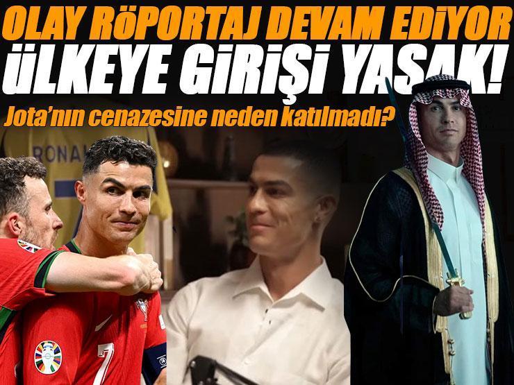 Ülkeye girişi yasak! Cristiano Ronaldo kendini tutamadı olay açıklamalarına devam etti