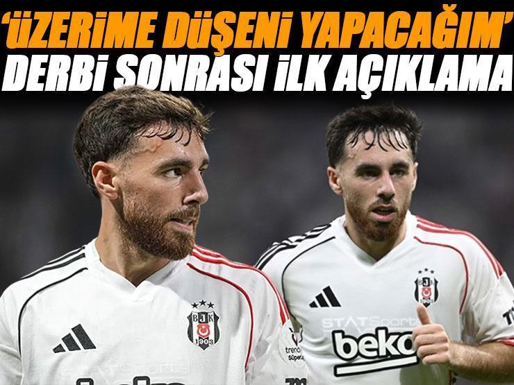 Kırmızı kart görmüştü! Orkun Kökçü'den ilk açıklama: 'Üzerime düşeni fazlasıyla yapacağım'