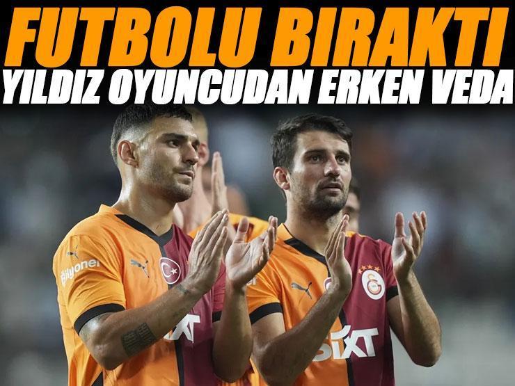Galatasaray'ın eski yıldızı futbolu bıraktı!