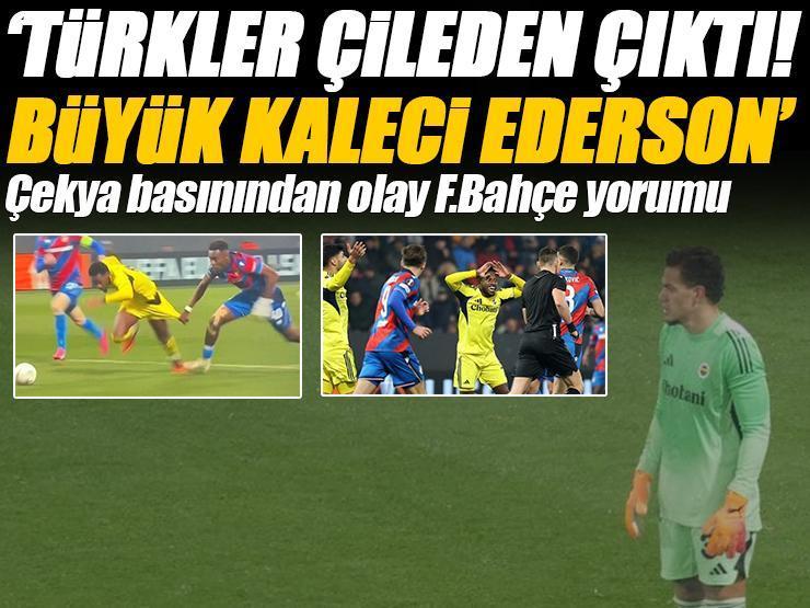 Ederson, Çekya basınının aklını aldı! Plzen-Fenerbahçe maçının ardından hayrete düştüler...