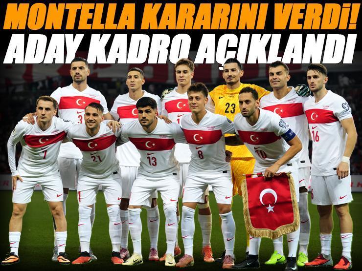 A Milli Takım'ın aday kadrosu açıklandı