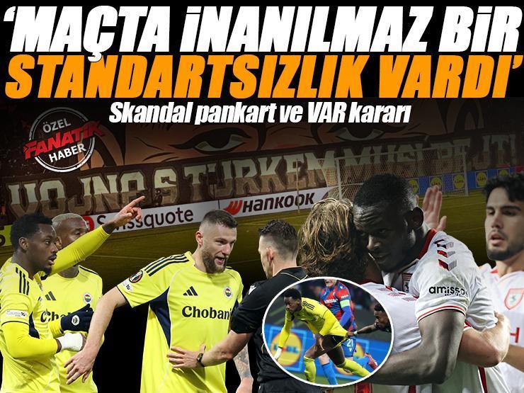 Plzen-Fenerbahçe 'İnanılmaz bir standartsızlık vardı' | Skandal pankart ve penaltı kararı | Samsunspor