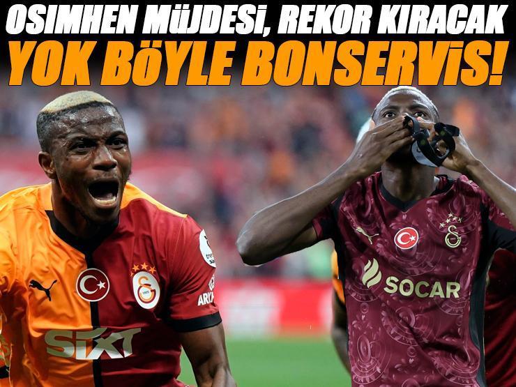 Galatasaray'a Osimhen müjdesi! Yok böyle bonservis, rekor kıracak