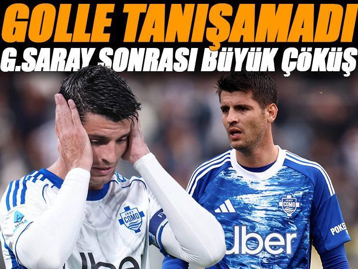 Sezon başında Galatasaray'dan ayrıldı! Alvaro Morata çöküşe geçti