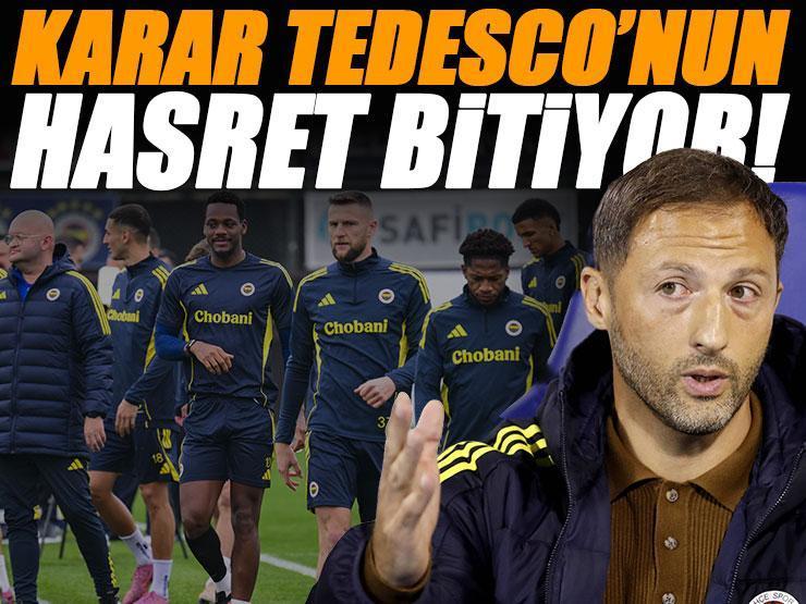 Domenico Tedesco'dan Kayserispor maçı için karar! Hasret sona eriyor