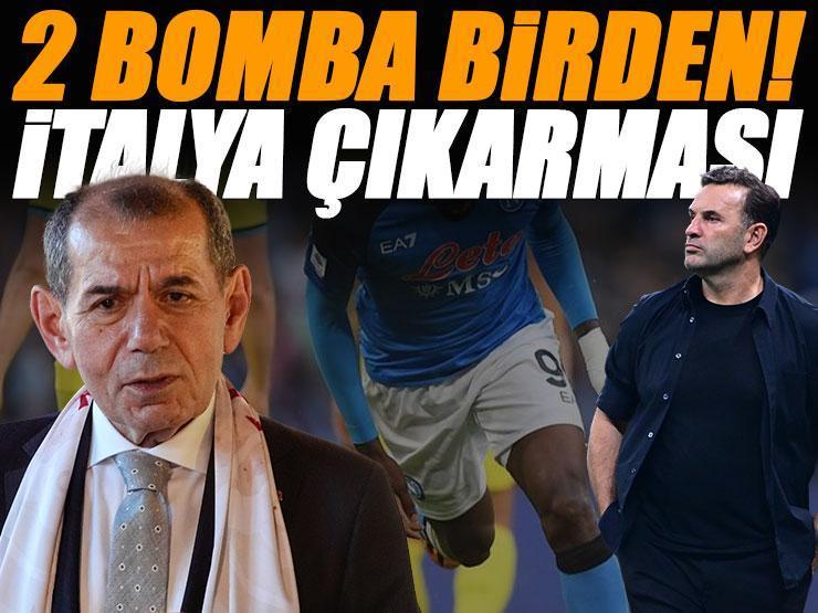 Galatasaray'dan İtalya çıkarması! 2 bomba transfer yolda