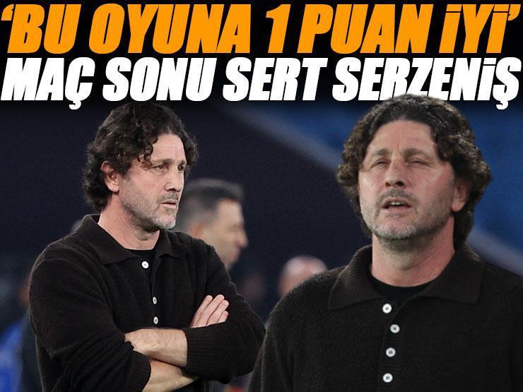 Trabzonspor teknik direktörü Fatih Tekke: 'Bu oyuna 1 puan iyi'
