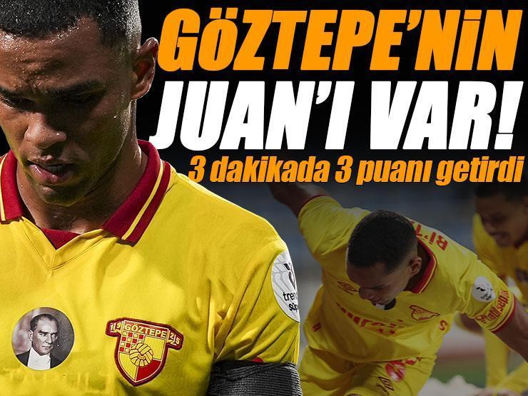 Göztepe gözünü yukarı dikti! Juan'dan 3 dakikada 2 gol | Maç sonucu Kasımpaşa - Göztepe: 0-2