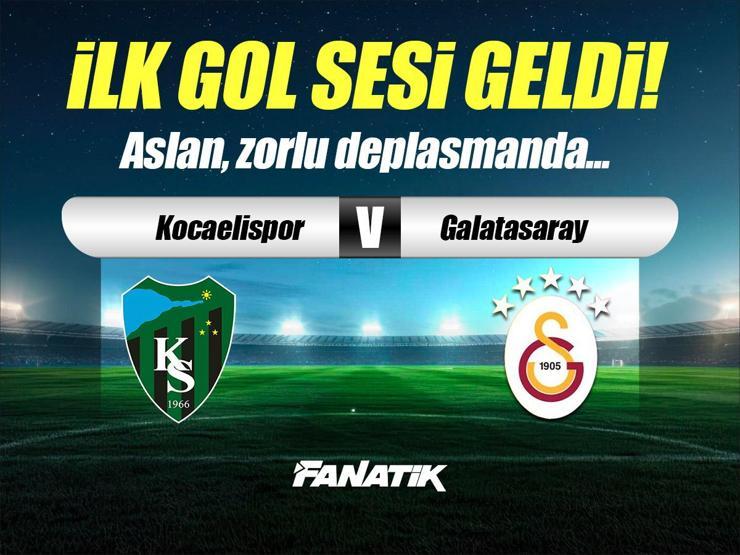 Kocaelispor - Galatasaray maçı canlı anlatım - Maç kadrosu, skoru ve istatistikleri (Süper Lig)