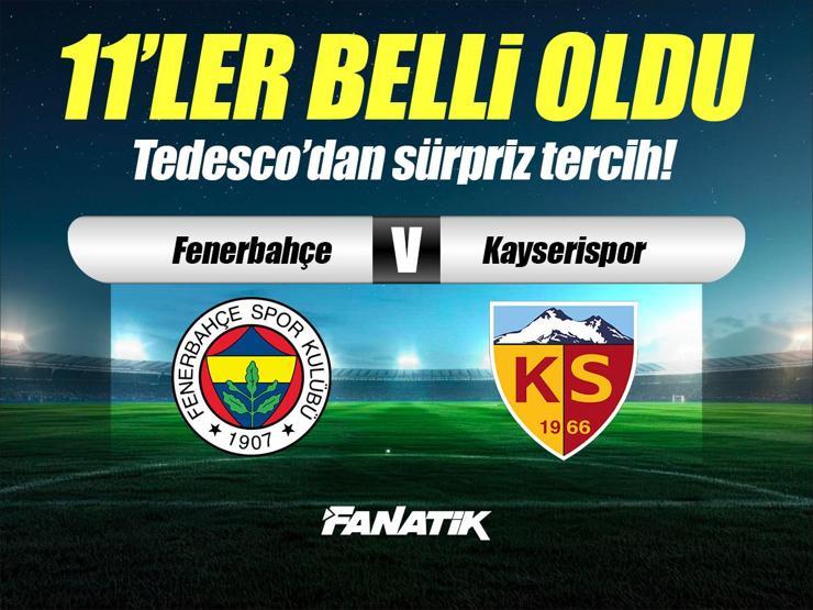 Fenerbahçe - Kayserispor maçı ne zaman, saat kaçta, hangi kanalda? 11'ler belli oldu (Süper Lig 12. hafta)