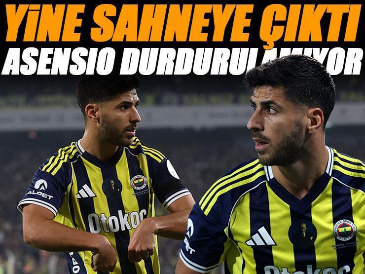 Fenerbahçe'nin yıldızı Marco Asensio durdurulamıyor! Yine sahnede
