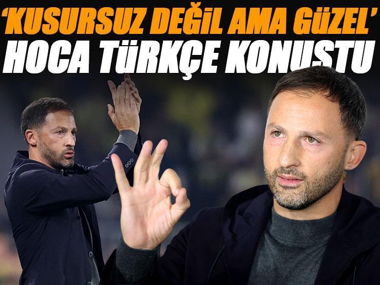'Kusursuz değil ama güzel bir gece!' Tedesco'dan maç sonu sürpriz röportaj