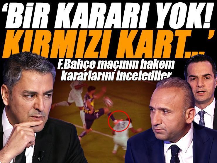 Fenerbahçe - Kayserispor maçına damga vuran pozisyon! Kırmızı kart çıkmalı mıydı? Trio'da yorumlandı: 'Hakemin bir kararı yok!'
