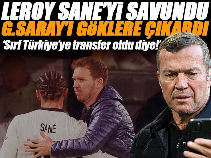 'Sırf Galatasaray'a transfer oldu diye...' Lothar Matthaus'tan Nagelsmann'a olay Leroy Sane eleştirisi: Liverpool ve Ajax'ı yendiler