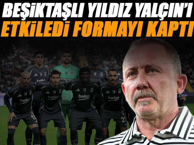 Beşiktaşlı yıldız formayı kaptı! Performansıyla Sergen Yalçın'ı etkiledi