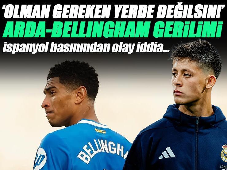 Arda Güler, Jude Bellingham ile tartıştı! İspanyol basınından Real Madrid için bomba iddia...