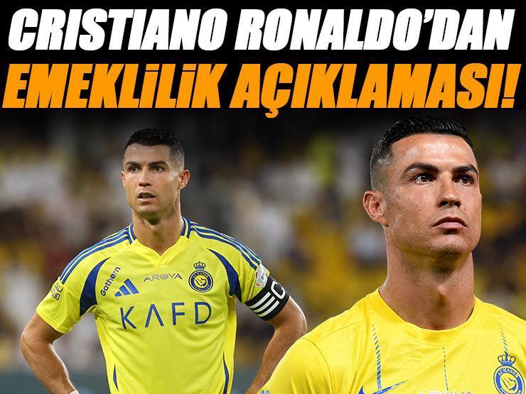 Futbol dünyası şokta: Cristiano Ronaldo'dan şok emeklilik açıklaması!