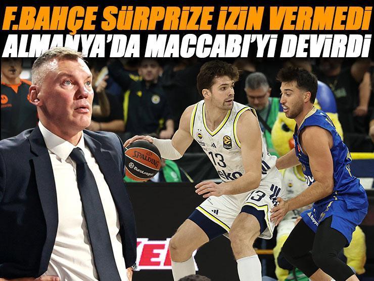 Fenerbahçe sürprize izin vermedi! Almanya'da Maccabi Tel Aviv'i devirdi | Fenerbahçe Beko - Maccabi Tel Aviv maç sonucu: 84-75