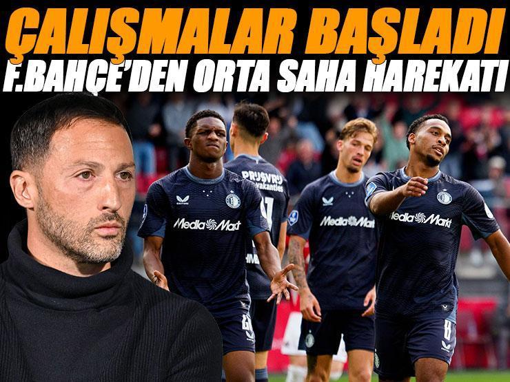 Fenerbahçe'den orta sahaya takviye hazırlığı! Çalışmalar başladı