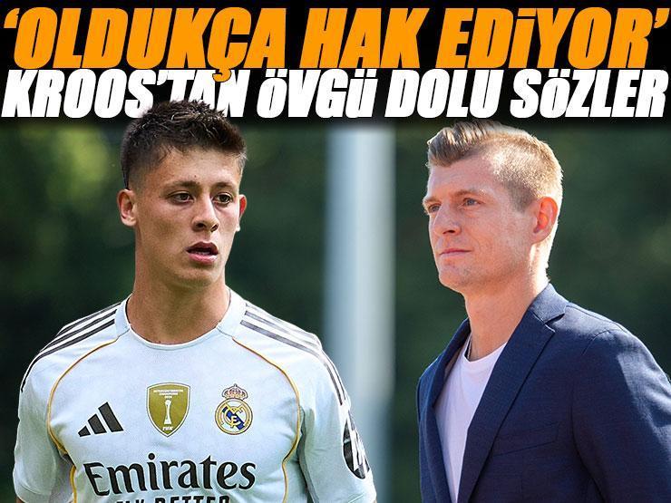 Real Madrid efsanesi Toni Kroos'tan Arda Güler'e övgü yağmuru: 'Bunu oldukça hak ediyor'