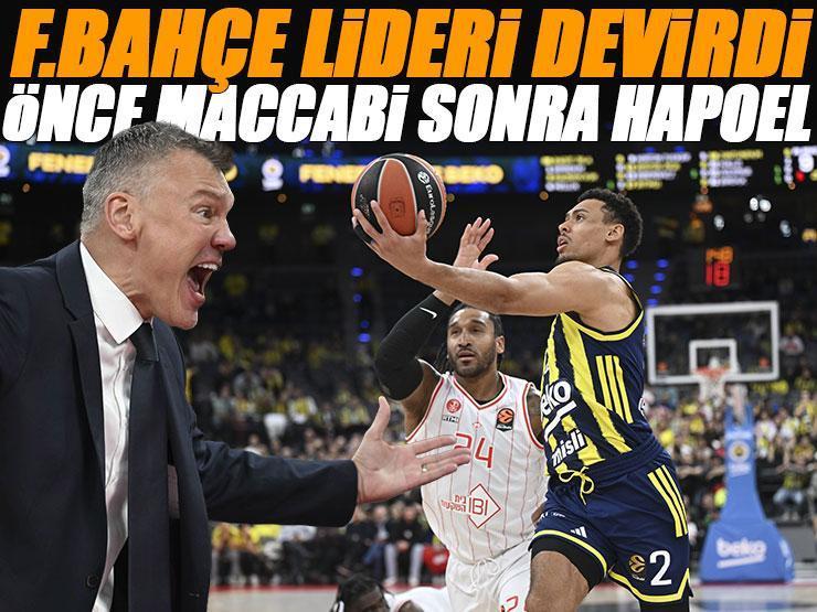 Fenerbahçe Beko lideri devirdi, önce Maccabi sonra Hapoel! Fenerbahçe Beko - Hapoel Tel Aviv maç sonucu 72-66
