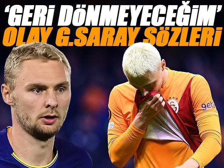 'Galatasaray'a dönmeyeceğim' Victor Nelsson'dan Danimarka'da olay sözler: Fazla konuşmak istemiyorum