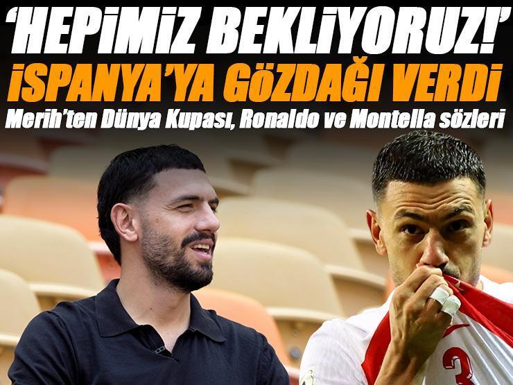 Merih Demiral'dan İspanya'ya gözdağı: 'Hepimiz bekliyoruz!' Vincenzo Montella, Cristiano Ronaldo ve Dünya Kupası sözleri...