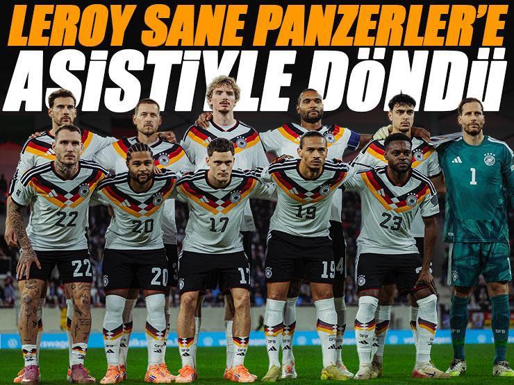 Leroy Sane Panzerler'e asistle döndü! Lüksemburg - Almanya maç sonucu 0-2