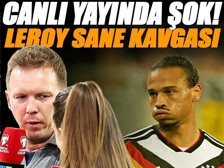 Canlı yayında Leroy Sane kavgası! Lüksemburg-Almanya maçına damga vurdu: Ortalık karıştı