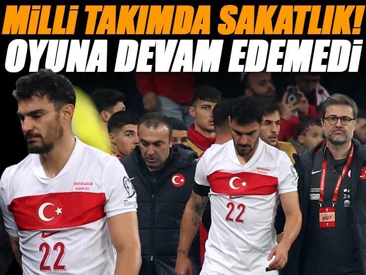 Milli takımda sakatlık şoku! Oyuna devam edemedi