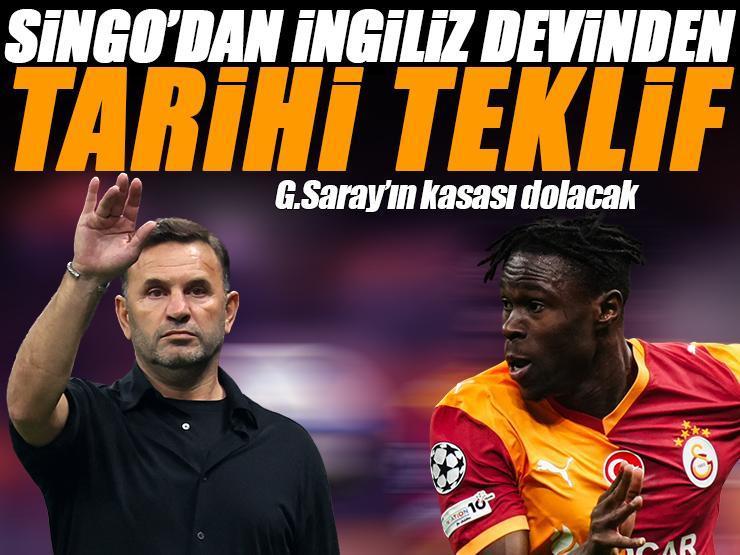 İngiliz devinden Singo'ya tarihi teklif! Galatasaray'ın kasası dolacak