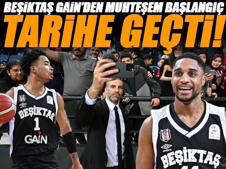 Beşiktaş Gain'den tarihi galibiyet (ÖZET) Trabzonspor-Beşiktaş Gain maç sonucu: 84-98