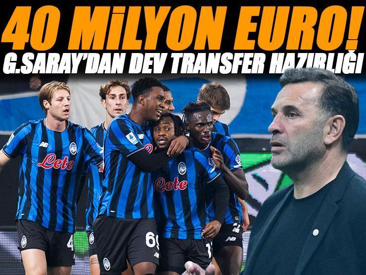 40 milyon euroluk teklif! Galatasaray'dan dev transfer hazırlığı