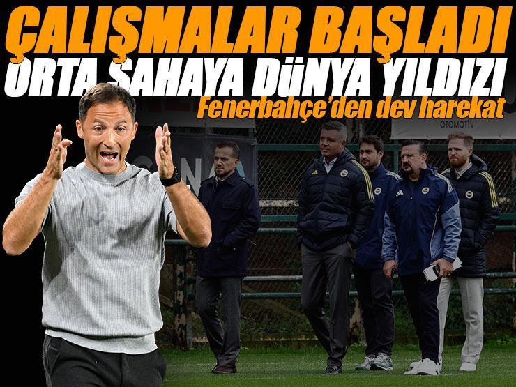 Fenerbahçe'den orta sahaya dünya yıldızı! Çalışmalar başladı
