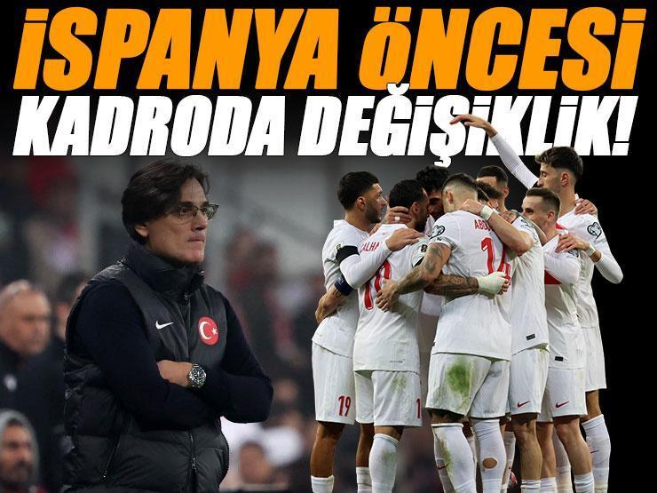 A Milli Takım kadrosunda son dakika değişikliği! İşte kadroya dahil olan isim...