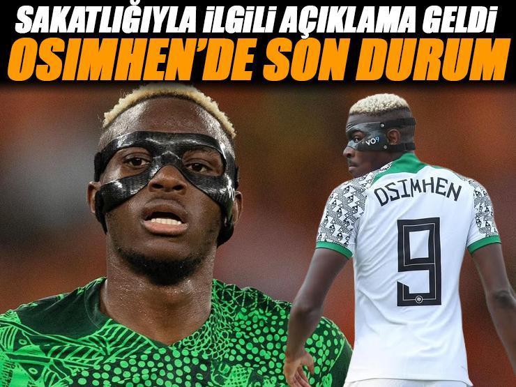 Galatasaray'da Victor Osimhen şoku! Sakatlığı belli oldu
